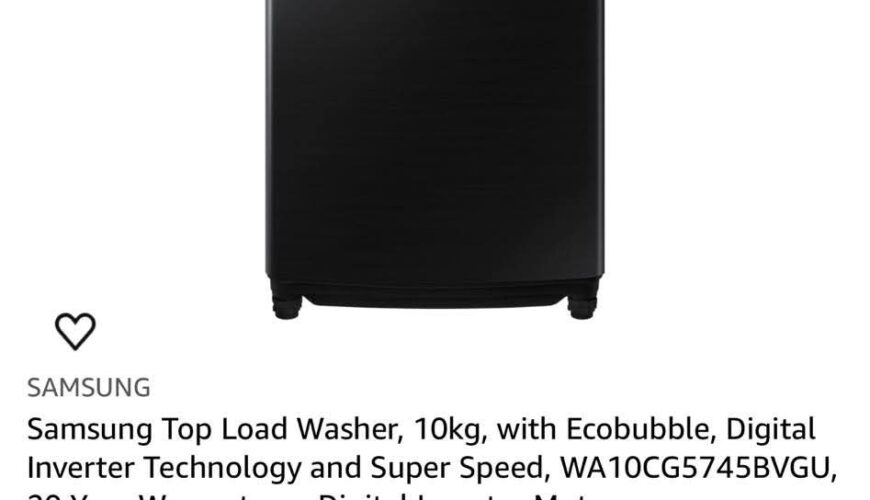 Samsung washing machine